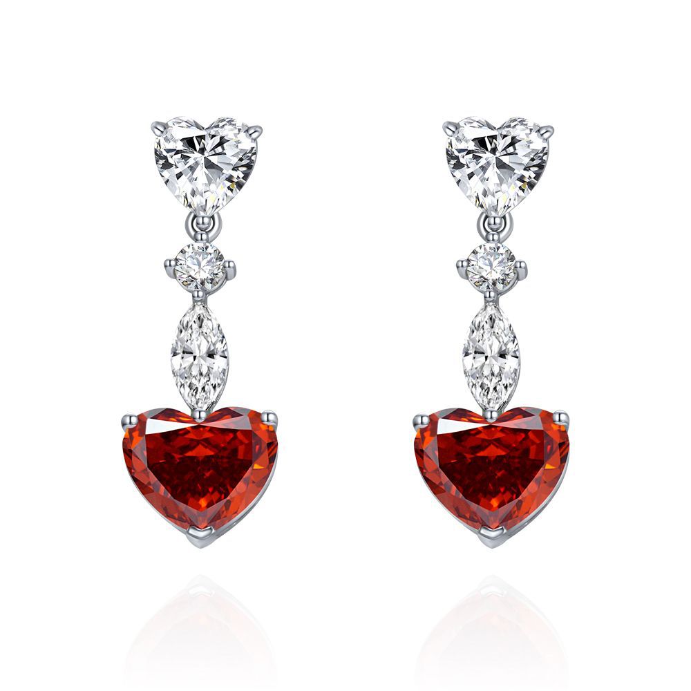 costco ruby and diamond earrings